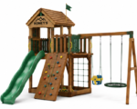 Roney's Furniture Wooden Outdoor Porch Swing with A-Frame Stand, Gray Finish