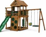 Roney's Furniture Wooden Outdoor Porch Swing with A-Frame Stand, Gray Finish - Image 4