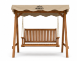 Roney's Furniture Wooden Pergola Swing with Rope Suspension
