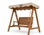Roney's Furniture Wooden Pergola Swing with Rope Suspension - Image 2