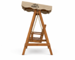 Roney's Furniture Wooden Pergola Swing with Rope Suspension - Image 4
