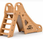 Roney's Furniture Wooden Toddler Slide with Cushioned Seat - Image 4