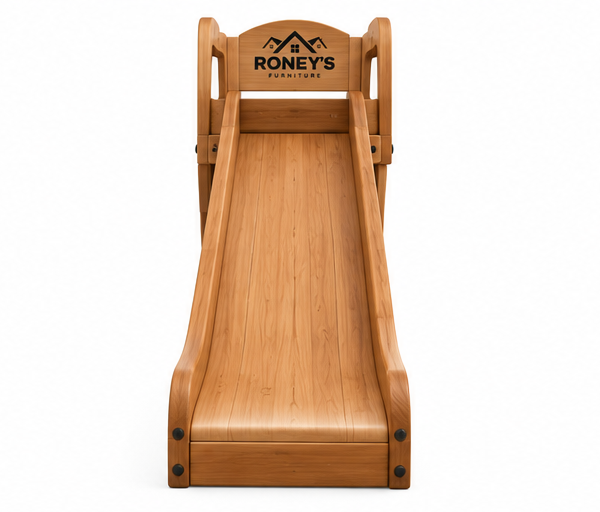 Roney's Furniture Wooden Toddler Slide with Ladder Steps