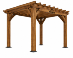 Roney's Furniture Traditional Open Wood Pergola - Image 3