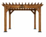 Roney's Furniture Traditional Open Wood Pergola - Image 4