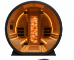 Roney's Furniture Round Barrel-Style Outdoor Sauna