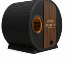 Roney's Furniture Round Barrel-Style Outdoor Sauna - Image 4