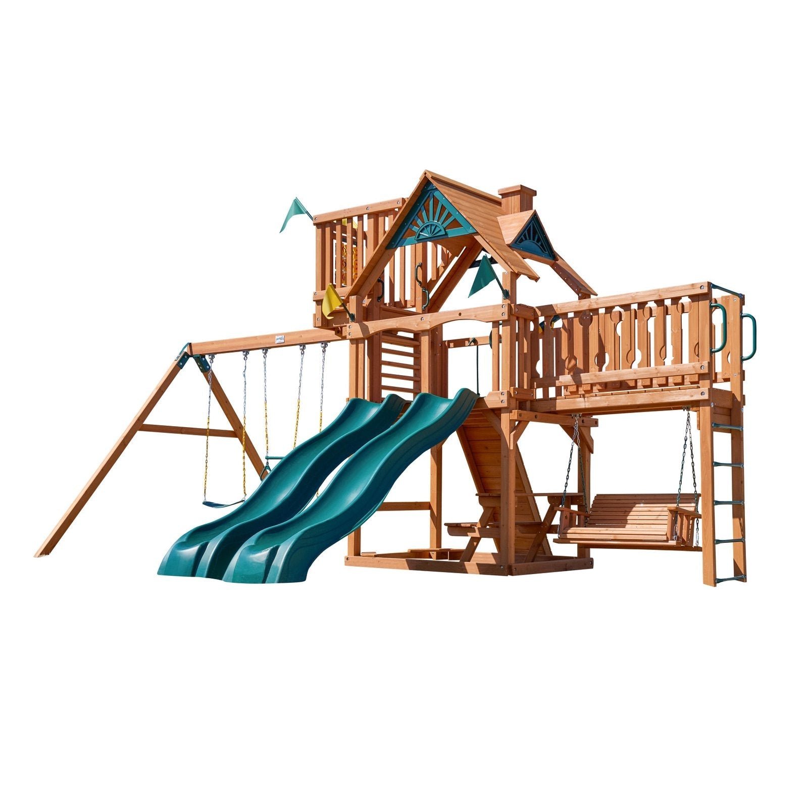 01-1146_OW_01.jpg Summerville Deluxe Swing Set - Image 1