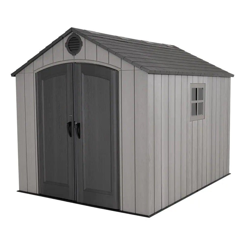 1-2-1-1.jpg Lifetime 8 ft x 10 ft Outdoor Storage Shed 60371 - Image 1