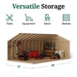 Little Cottage Co Value Gable Wood Shed Kit - Image 7