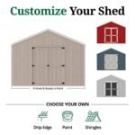 Little Cottage Co Value Gable Wood Shed Kit - Image 5