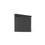 Suncast Modernist 7 ft. x 7 ft. Resin Vertical Pent Storage Shed with Floor Kit - Image 6