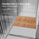 Large Outdoor Garden Storage Shed with Lockable Double Doors - Image 3