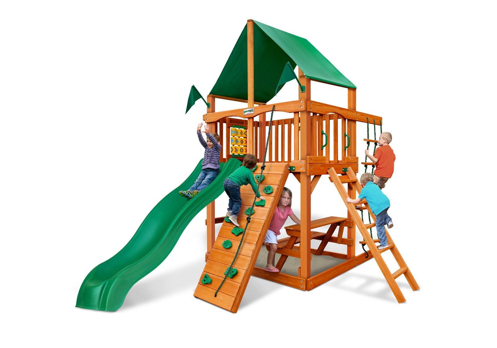 6116_source_1700140891.jpg Chateau Tower Swing Set - Image 1