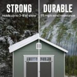 Heartland Asheville 10-ft x 12-ft Gable Style Wood Outdoor Storage Shed - Image 4