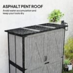 Outdoor Wooden Garden Storage Shed with Lockable Doors & Shelves - Image 3