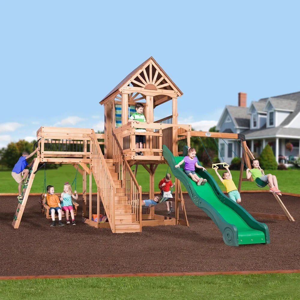 Caribbean-Main.jpg Backyard Discovery Caribbean Swing Set - Image 1