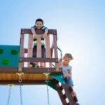 Woodridge Elite All Cedar Wooden Swing Set - Image 2