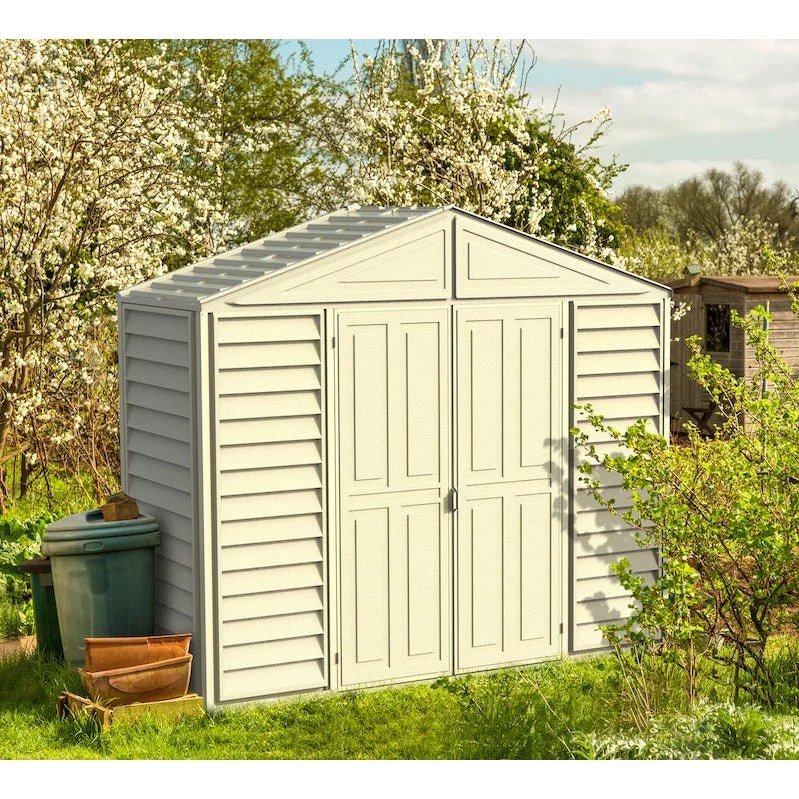 duramax-sheds-duramax-10-5ft-x-2-75ft-sidepro-vinyl-shed-with-foundation-kit-38035721421037.jpg DuraMax 10.5ft x 2.75ft SidePro Vinyl Shed with Foundation Kit - Image 1