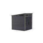 Suncast Modernist 7 ft. x 7 ft. Resin Vertical Pent Storage Shed with Floor Kit - Image 2