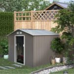 Large Outdoor Garden Storage Shed with Lockable Double Doors - Image 6