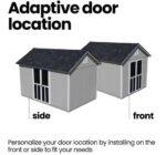 Handy Home Meridian Wooden Storage Shed – Multiple Sizes - Image 8
