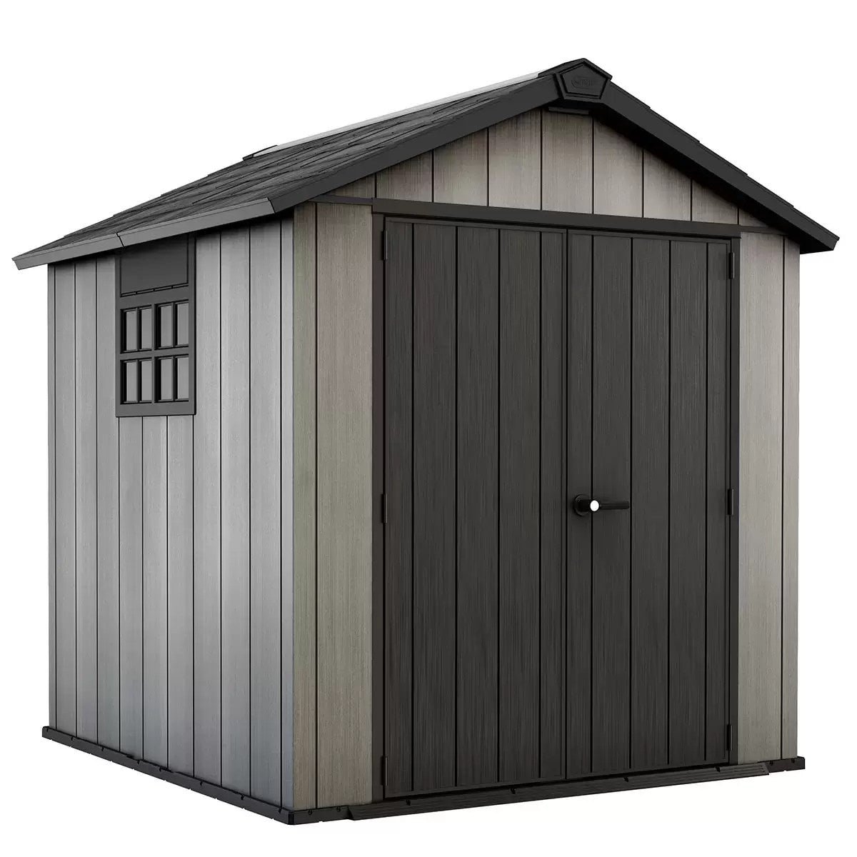 image1-3-1-1.jpg Keter Oakland 7.5×7 Storage Shed Grey - Image 1