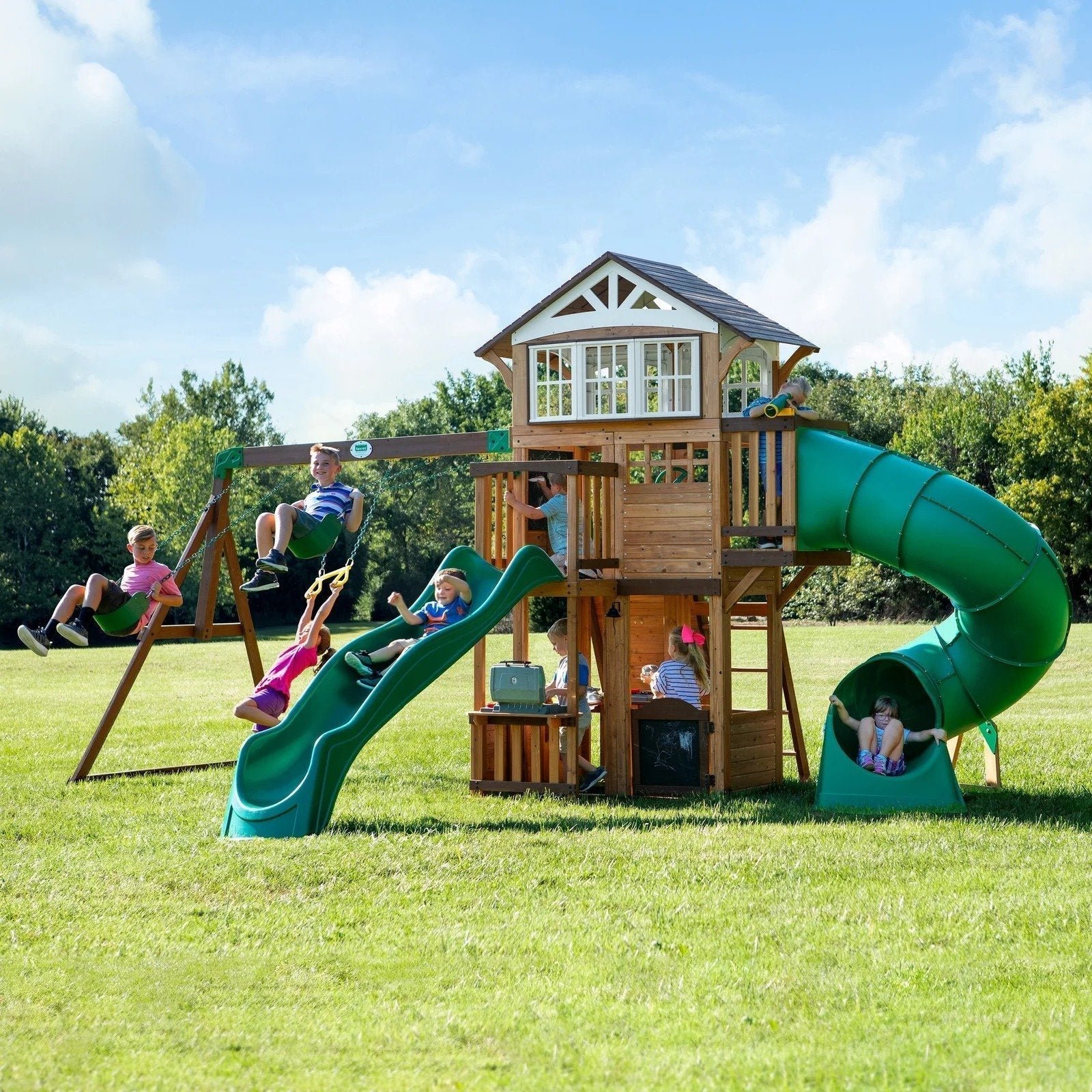 imgi_285_Bristol-Point-Wooden-Swing-Set.jpg Bristol Point Swing Set – Shipping & Assembly Included - Image 1