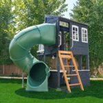 Kids Kidkraft Cozy Escape Playhouse In Navy Installation Included - Image 2