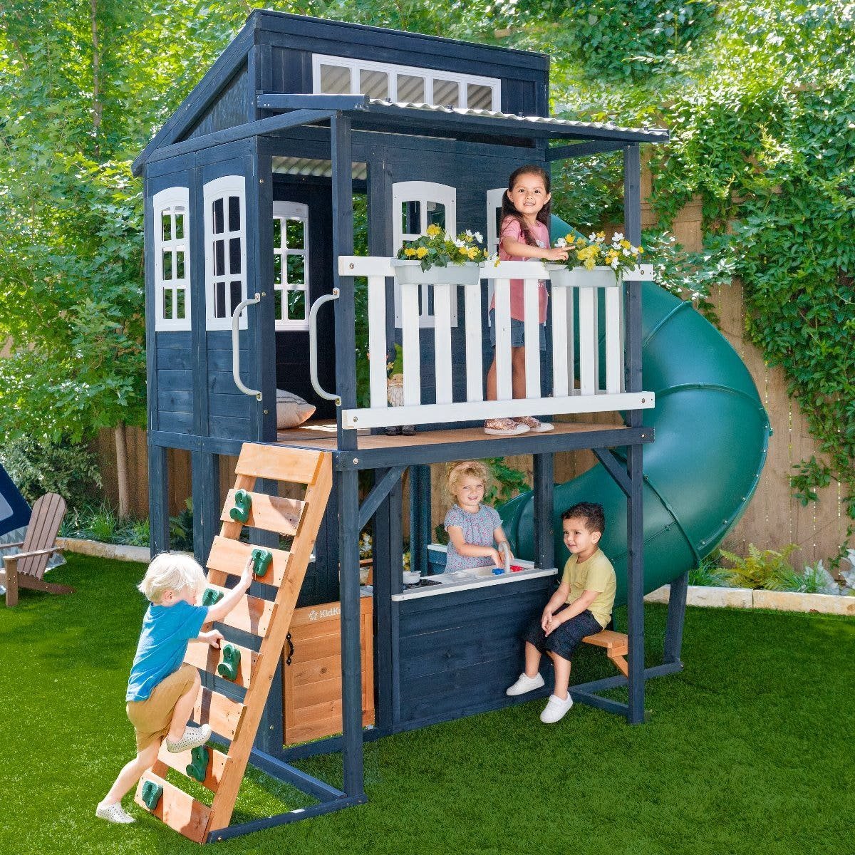p280147_rsm_2.jpg Cozy Escape Playhouse – Navy – Installation Available - Image 1