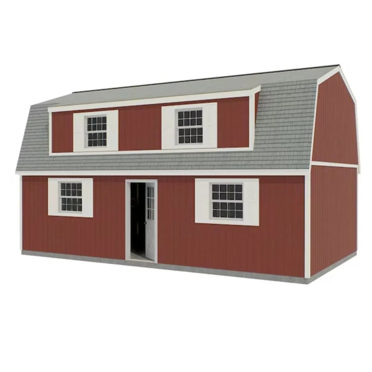 vitcher-llc-vitcher-llc-best-barns-camp-reynolds-16-x-32-ft-gambrel-wood-2-story-outdoor-s-01-20260811085253-b8c35f0e.jpg Best Barns Camp Reynolds 16 x 32 ft. Gambrel Wood 2-Story Outdoor Storage Shed Kit - Image 1