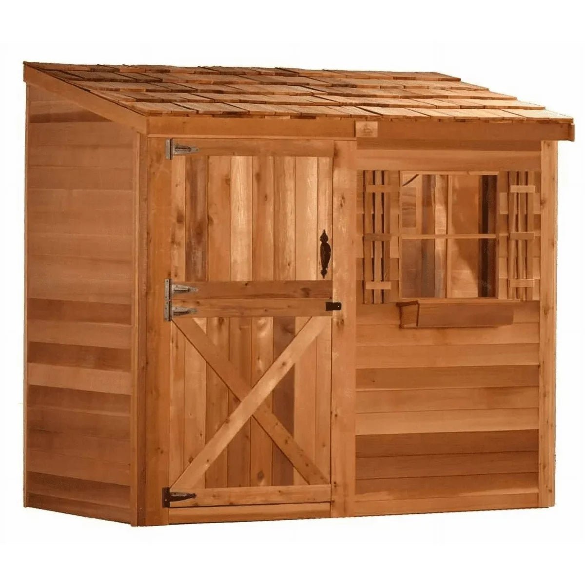 vitcher-llc-vitcher-llc-cedarshed-bayside-8x4-lean-to-western-red-cedar-storage-shed-kit-01-20260811085255-0cc12f82.jpg Cedarshed Bayside 8×4 Lean-To Western Red Cedar Storage Shed Kit - Image 1