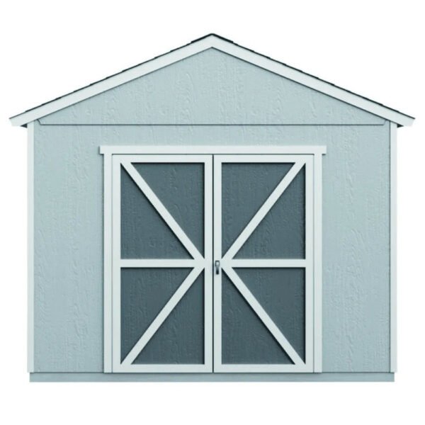 Handy Home Products Rookwood 10 ft. x 12 ft. Wood Storage Shed Kit with Floor – Durable Outdoor Storage