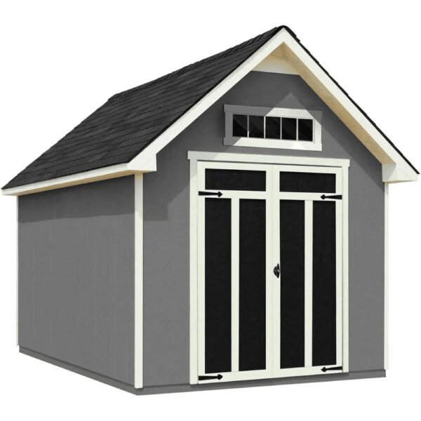 Handy Home Products Tribeca 10 ft. W x 12 ft. D Wood Storage Shed with Floor