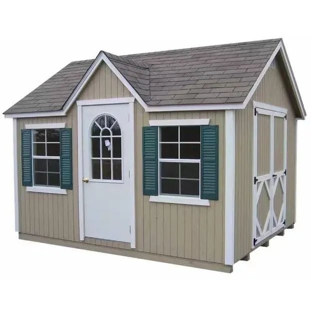 vitcher-llc-vitcher-llc-little-cottage-co-12-x-10-ft-classic-wood-cottage-panelized-storag-01-20260811085259-318d1f4c.jpg Little Cottage Co. 12 x 10 ft. Classic Wood Cottage Panelized Storage Shed Kit - Image 1